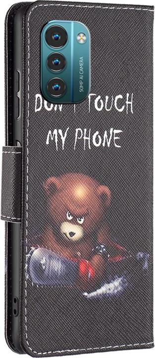 Productafbeelding Cover-Discount Nokia G11 / G21 - Leren Hoesje Niet Aanraken (Nokia G11, Nokia G21)