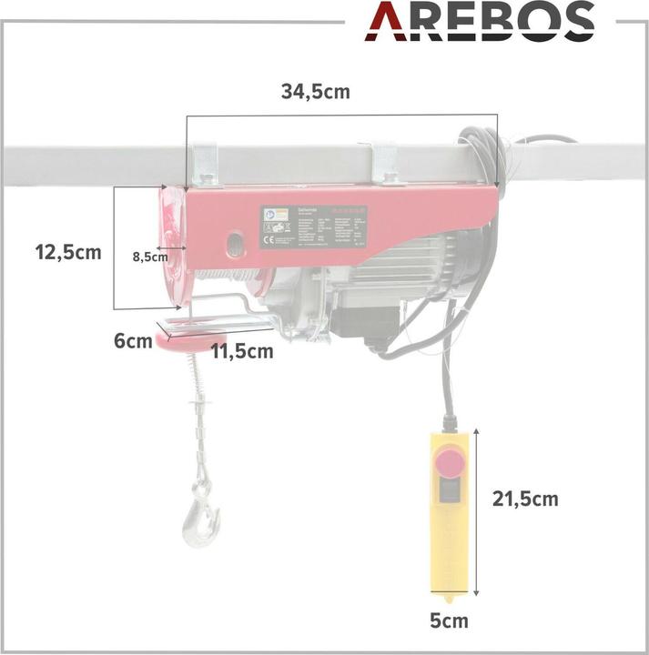 Image du produit Arebos Treuil à câble