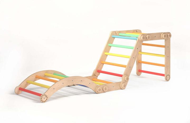 Produktbild Montessori Maxi-Klettergerüst - Set XL - Hell ® Sport&Gym