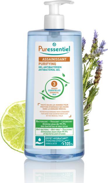 Produktbild Puressentiel Gel reinigend antibakteriell mit 3 ätherischen Ölen (975 ml)