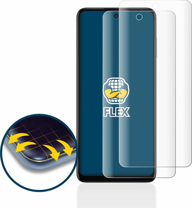 Produktbild BROTECT Full-Cover Displayschutz (2 Stück, Motorola Moto G73)