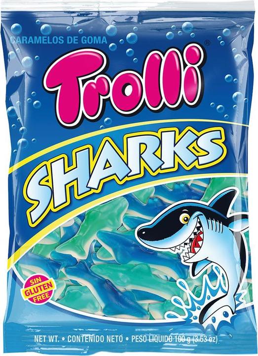Actual product image Trolli Sharks (1 pcs., 100 g)
