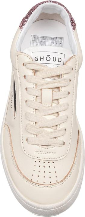 Actual product image Ghoud lido sneakers in ivory and pink leather (41)