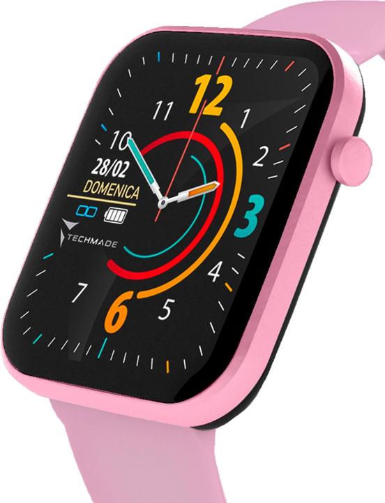 Actual product image Techmade Smart Watch Hava Pink TM-HAVA-PK