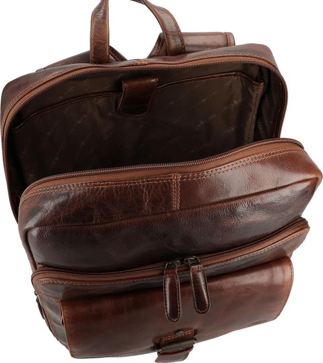 Image du produit Greenburry Sac à dos en cuir Rugged 39 cm pour ordinateur portable (15 l)