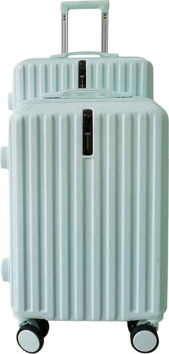 NTK-Collection Hartschalenkoffer 2er-Set Leandra Blau (80 l, M (50 - 90l), L (90 - 115l))
