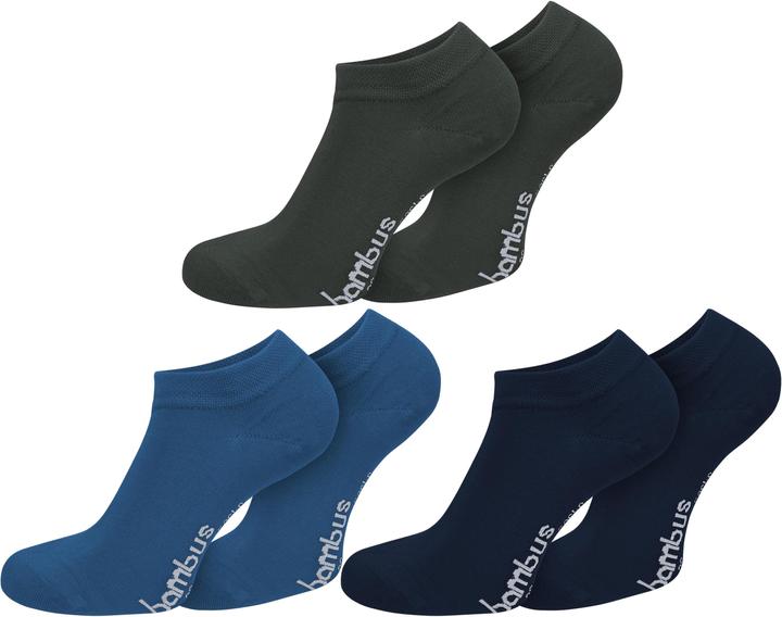 Normani 6 Paar Bambus-Gesundheitssocken Sneakers