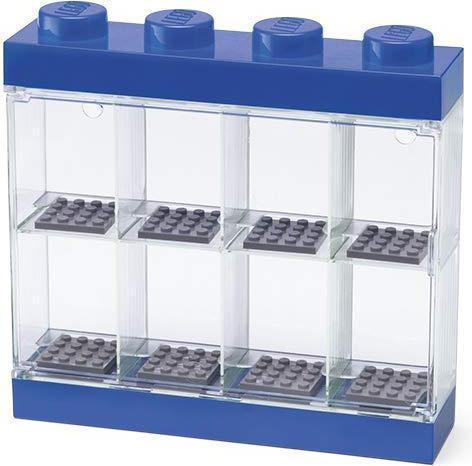 LEGO Minifigure Display Case 8 - Blue