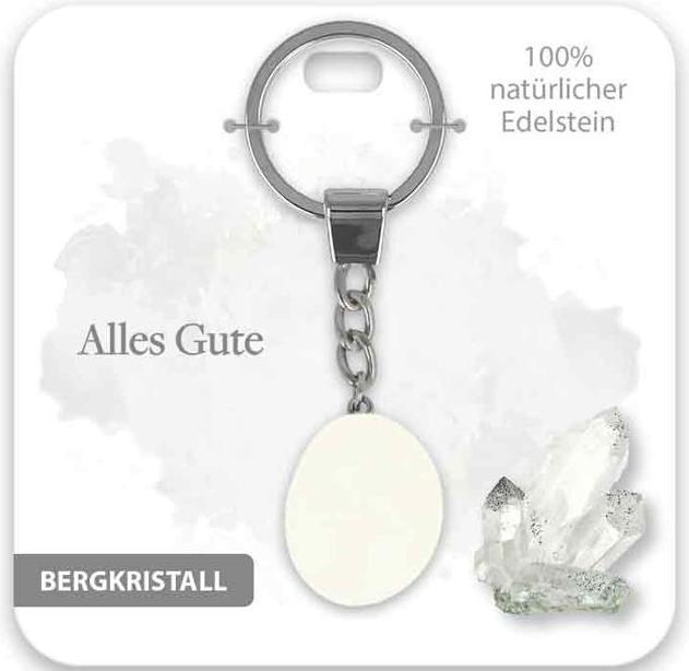 Actual product image BB Klostermannn Schlsselanhnger Bergkristall Alles Gute