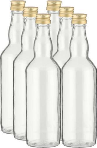 Axentia Glasflasche (6 Stk., 0.50 l)