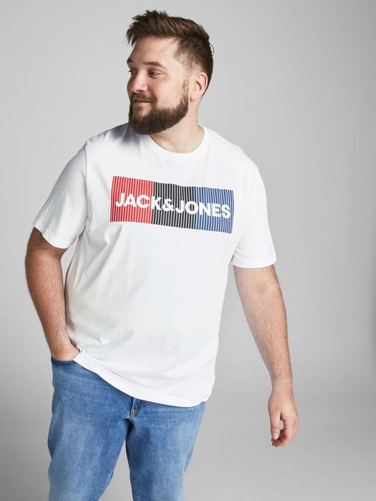 Immagine prodotto Jack & Jones Maglietta plus size con stampa logo (6XL)