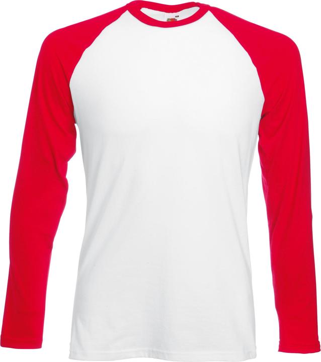 Produktbild Fruit of the Loom Baseball TShirt langärmlig (L)