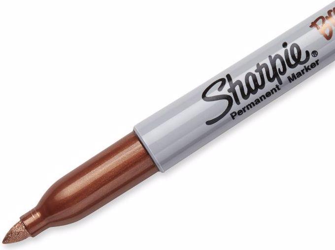 Immagine prodotto Sharpie Feiner Permanentmarker (Oro, Grigio, 1 mm, 1 x)