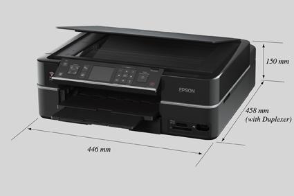 Actual product image Epson Stylus PX710W, All-in-One, colour display, WLAN (Ink, Colour)