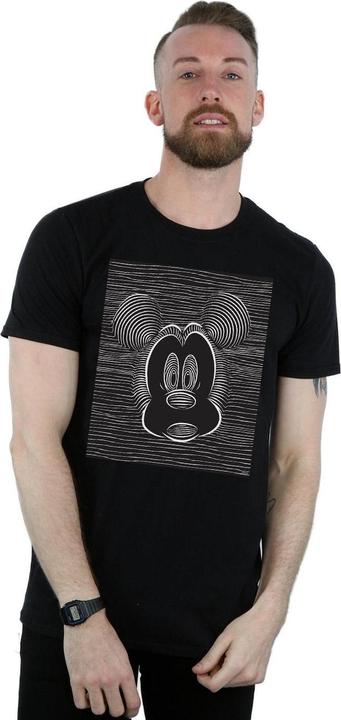 Actual product image Disney Mens Mickey Mouse Magic Eye T-Shirt (S)