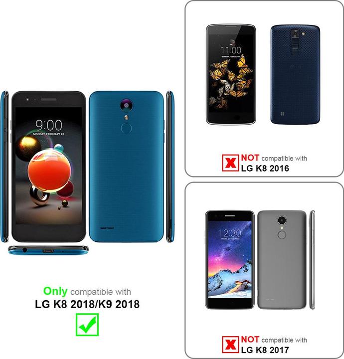 Image du produit Cadorabo Chaîne de téléphone portable pour LG K8 2018 / K9 2018 Necklace Coque