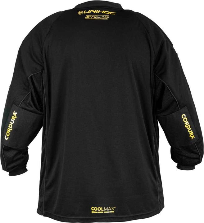 Immagine prodotto Unihoc Goalie Sweater Alpha EVOLAB schwarz/gold-S (S)