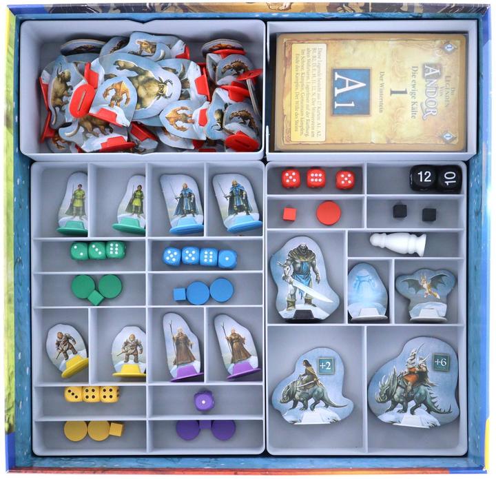 Image du produit Feldherr Organizer Insert für Die Legenden von Andor: Die ewige Kälte - Brettspi (Matières plastiques)