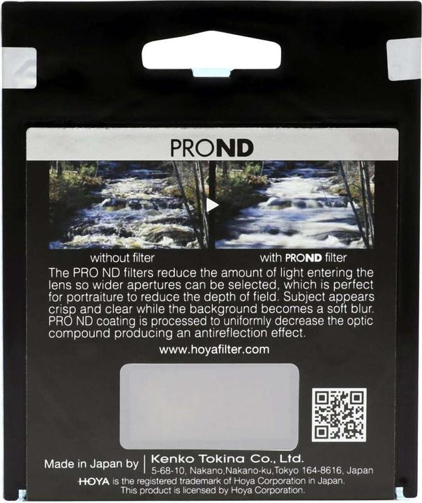 Actual product image Hoya Pro ND32 Filter (82 mm, Neutral density filter, 82 mm)