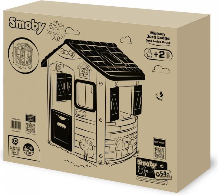 Actual product image Smoby Life playhouse Jura Lodge
