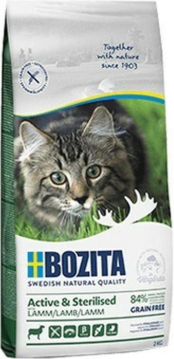 Produktbild Bozita Cat Active & Sterilised Getreidefrei Lamm (Adult, 1 Stk., 2000 g)