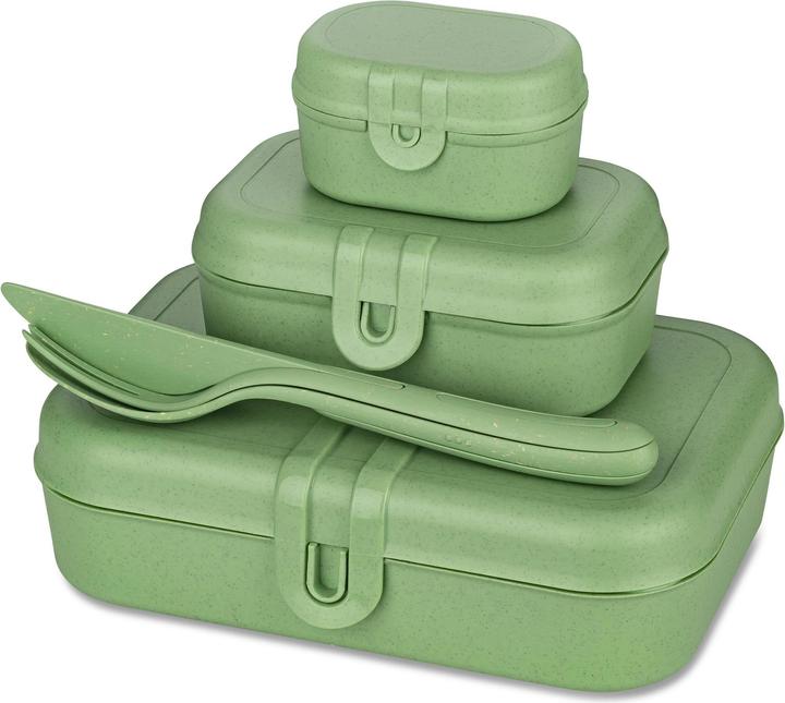 Immagine prodotto Koziol Lunchbox Pascal Ready 4 pezzi, verde