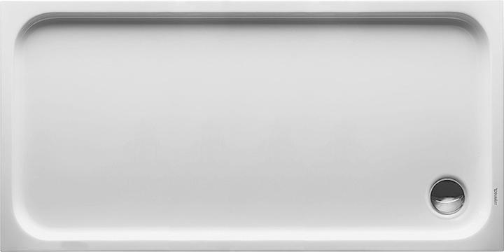 Actual product image Duravit Shower tray D-Code 1500 x 750 x 85 mm white smooth 7200990000000