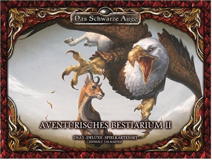 Produktbild DSA5 Spielkartenset - Aventurisches Bestiarium 2, Deluxe, 136 Karten (DE-Ausgabe) (Deutsch)