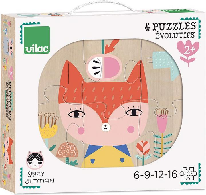 Actual product image Vilac Puzzles Évolutifs, Suzy Ultman (43 pieces)