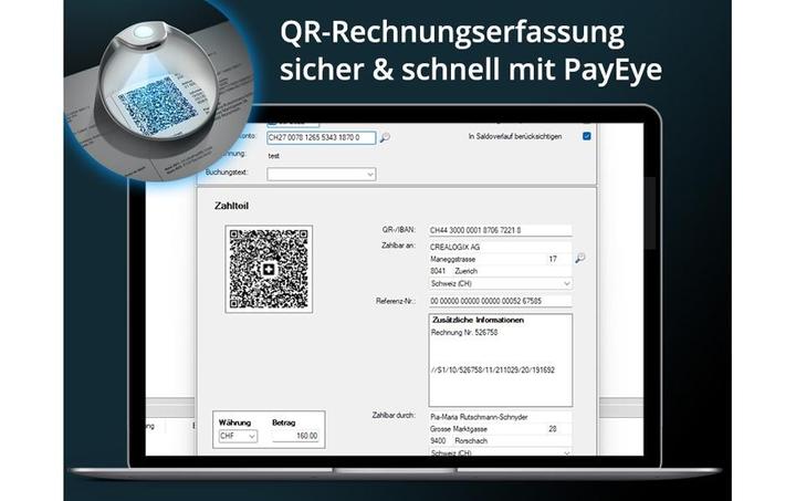 Produktbild Crealogix PayEye (QR-Code)