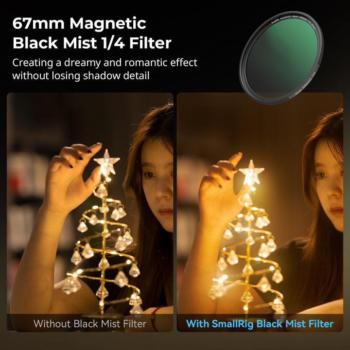 Produktbild SmallRig 5-in-1 Attachable Filter Kit (67 mm, Black Mist Filter, 67 mm)