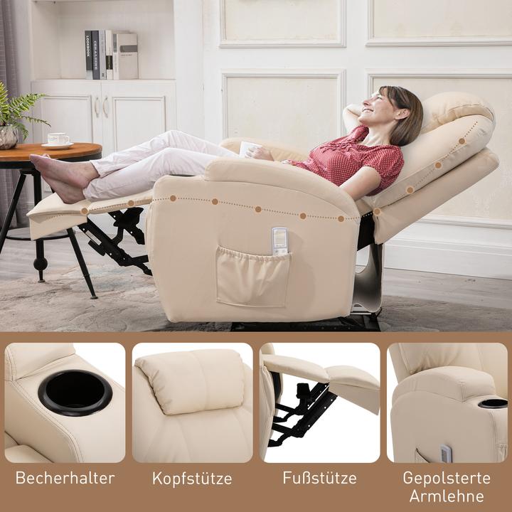 Produktbild Homcom Massagesessel mit Liegefunktion