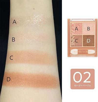 Image du produit Cezanne Ombre à paupières Beige Tone - 4.3g (02) Rosy Beige (02 Rosy Beige)