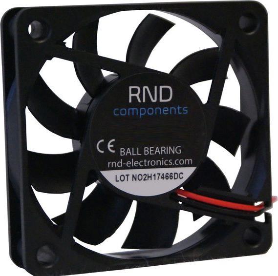 RND Components Ventilatore assiale brushless DC 60x60x15mm 24V 31,8m³/h (60 mm)