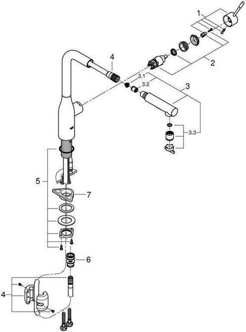 Produktbild Grohe Essence Einhand-Spültischbatterie