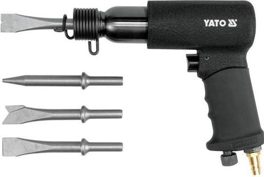 Actual product image Yato AIR HAMMER + 4 CHISELS 0990 (Air blast)