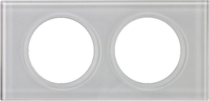 Productafbeelding Legrand Dubbel frame glas kaolien wit (069312)