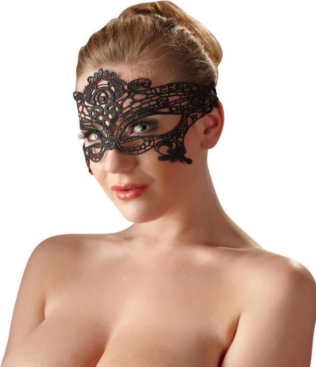 Actual product image Cottelli Collection Eye mask embroidery