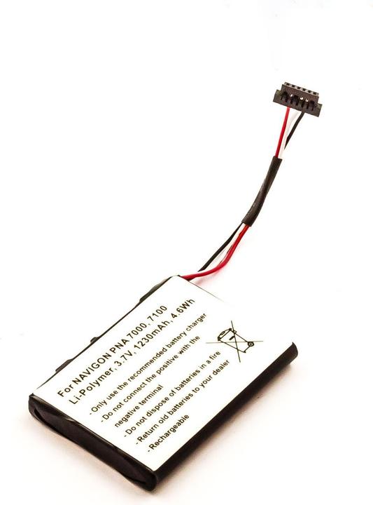 Actual product image AGI Battery compatible with Navigon Transonic PNA 7100 - Battery - 1,230 mAh