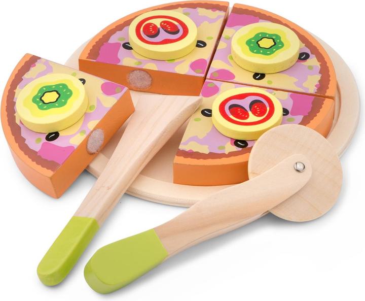 Image du produit New Classic Toys Jeu de découpe - Pizza légumes