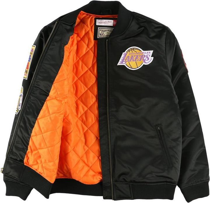 Immagine prodotto Mitchell & Ness Bomber in raso M&N - FLIGHT Los Angeles Lakers - L (L)