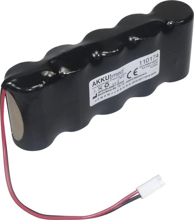 Produktbild AccuCell NC Akku passend für Nonin Medical PulsoxiMeter 8600/ 8604/ 8700/ 8800 CE Konform