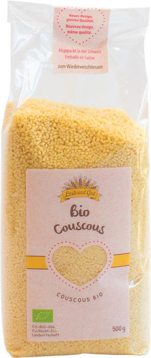 Actual product image Leib und Gut Organic couscous 500 g (505 g)