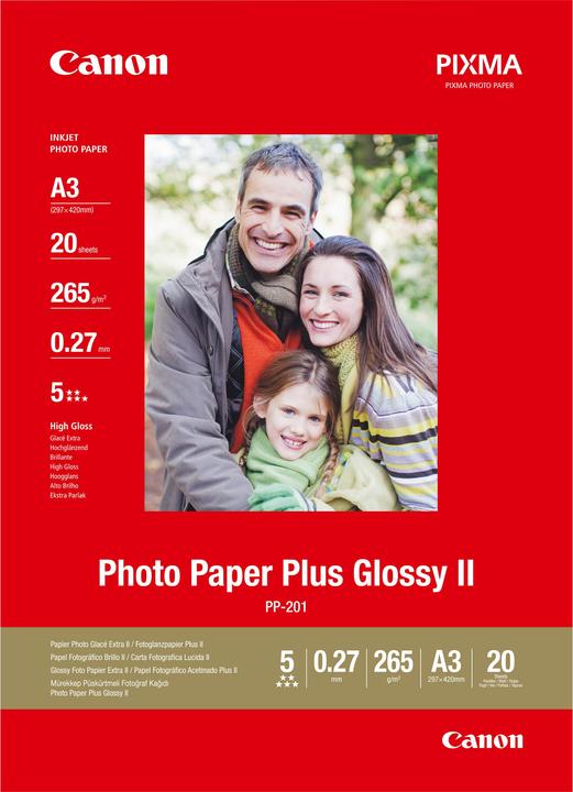 Canon PP-201 Plus Glossy II (265 g/m², A3, 20 x)