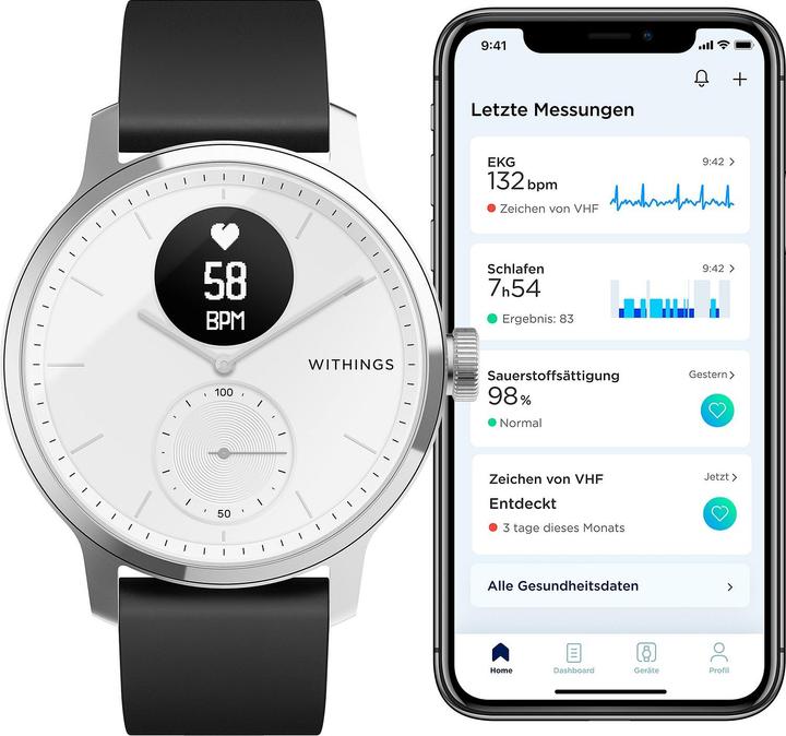 Produktbild Withings ScanWatch (42 mm)