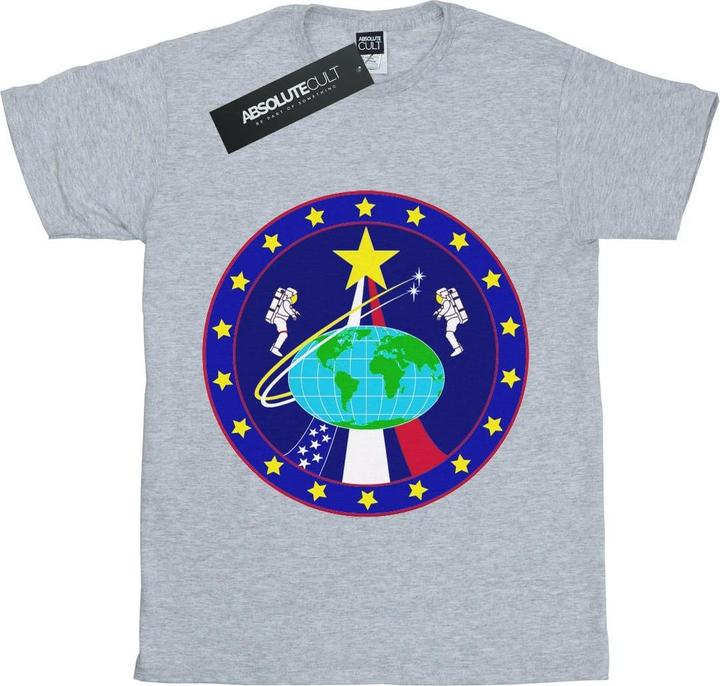 Immagine prodotto Nasa Classic Globe Astronauts Maglietta Ragazze (152, 158)