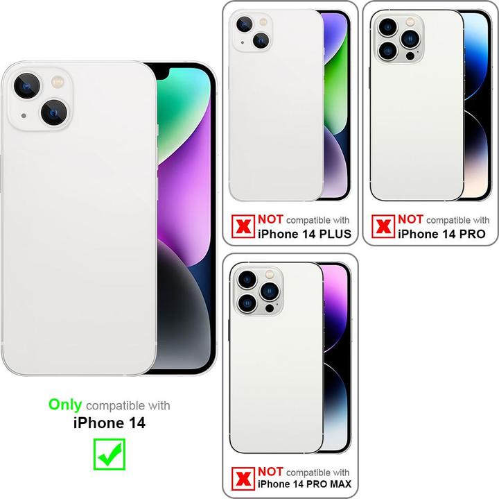 Image du produit Cadorabo Coque pour Apple iPhone 14 universel avec Clip (Apple iPhone 14)