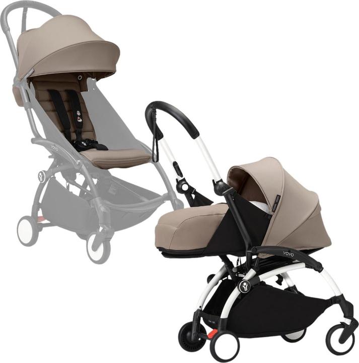 Image du produit Stokke YOYO³ 0+ white avec 6+ set textile