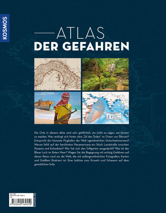 Actual product image Atlas der Gefahren (German, Arnaud Goumand, Ophélie Chavaroche, 2023)