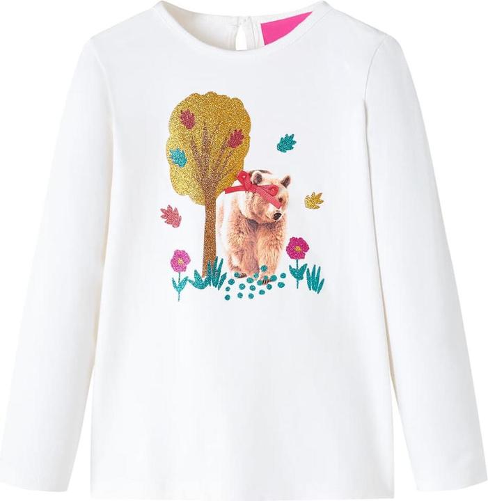 Immagine prodotto VidaXL Camicia da bambino a maniche lunghe ecrù 128,Materiale: 95 % cotone. 5 (128)